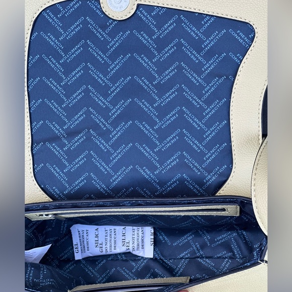 French Connection - Alva Pebbled Faux Leather Angled Shoulder Bag - Picture 15 of 15